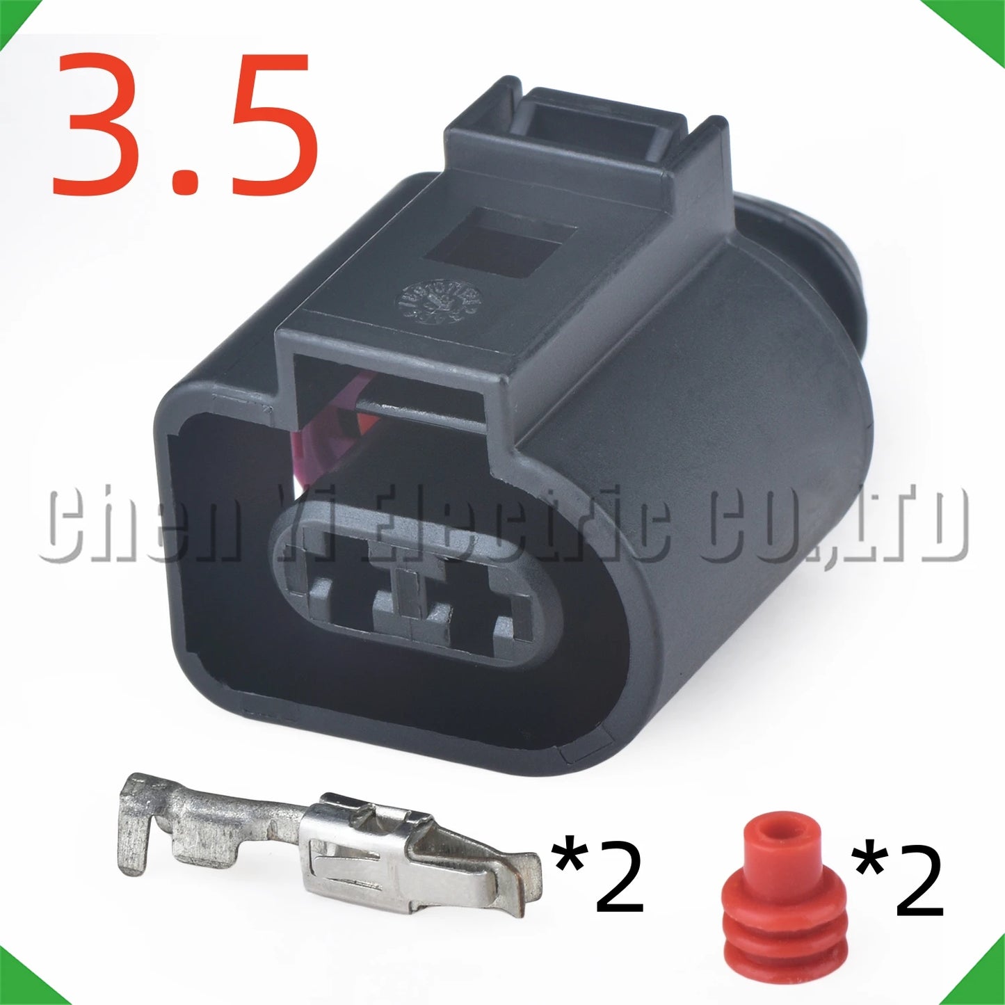 2 Pin Parking Brake Solenoid Connector 1J0973722 Plug
