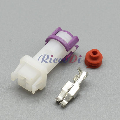 Circular Automotive Air Conditioning Cable Plug Connector Socket Compatible with VW 813972925 / 813972924
