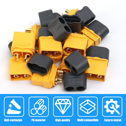 XT60H Plug Male Female Connector with Sheath for RC LiPo Battery