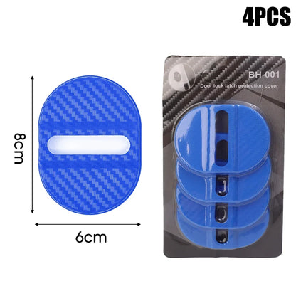 Universal Car Door Shockproof Cushion – 4PCS Mute Shock Absorber Protective Cover for Door Latch Anti-Collision Accessories