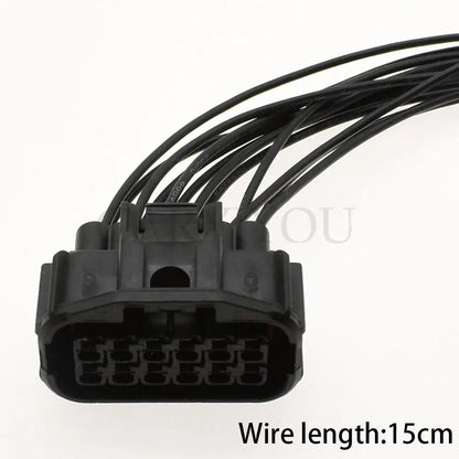 6181-6784 / 6189-7410 Automotive 12-Pin Waterproof Connector — Honda LED Fog Light & Wire Socket
