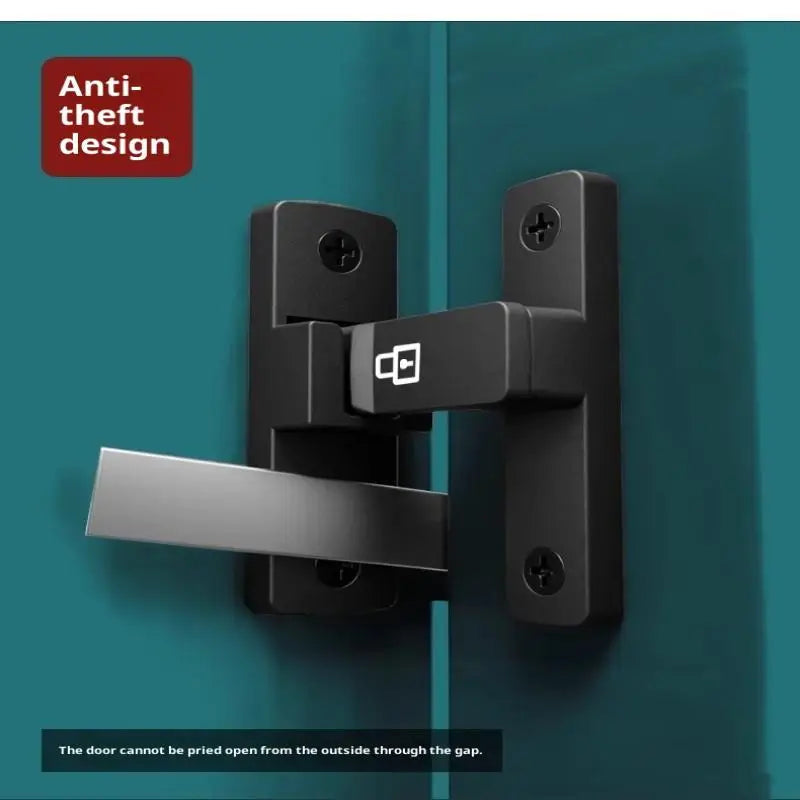 Latch Deadbolt Indoor Non-Punch Surface Mounted Door Lock Bathroom Sliding Door Buckle Snap Bolt Old-Fashioned Room Privacy Lock