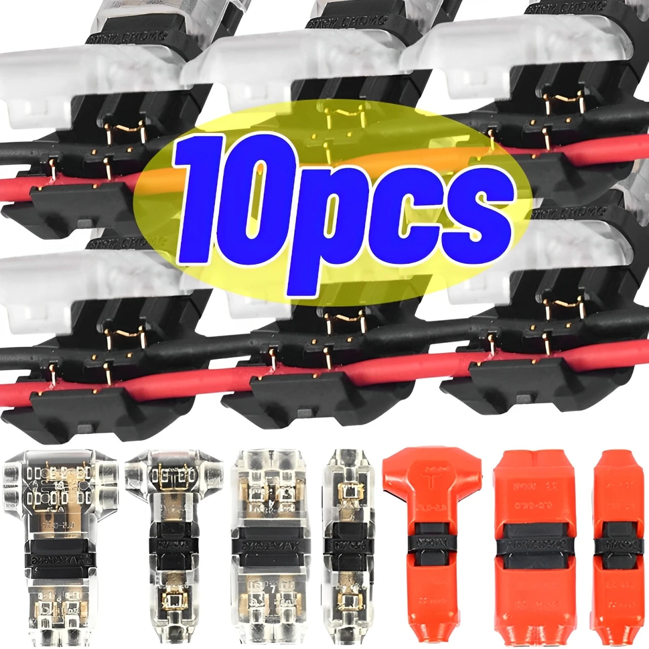 T Tap Wire Connector Low Voltage 2 Pin Splicing Connector