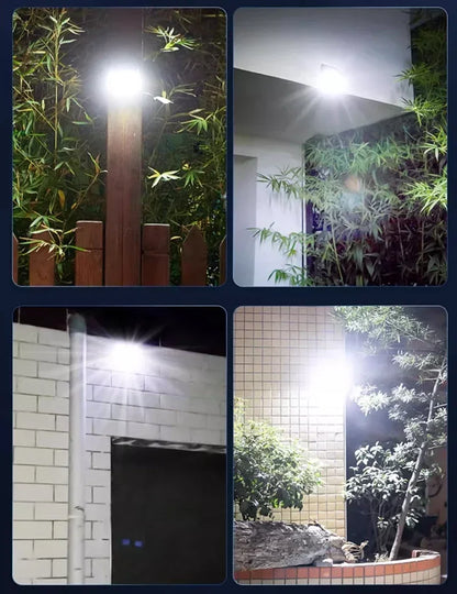 Super Bright Solar Wall Lamp 55LED Outdoor Sunlight Motion Sensor Street External Light Garden Yard Lantern with Remote Contro