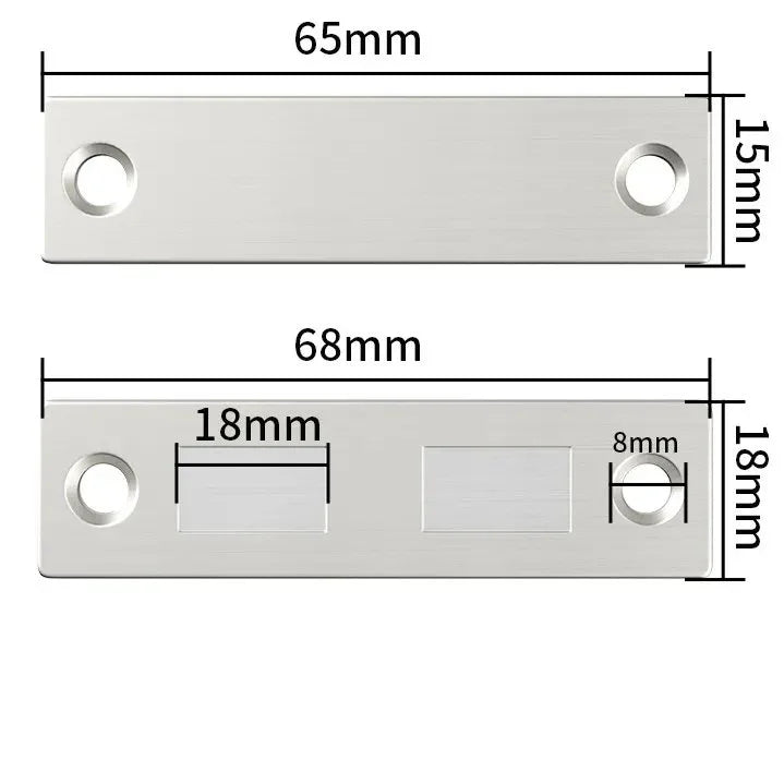 6/1sets Magnetic Cabinet Catches Door Stops Magnet Invisible Ultra-Thin Anti-Rust Door Magnet Suction with Screw Catch Hardware