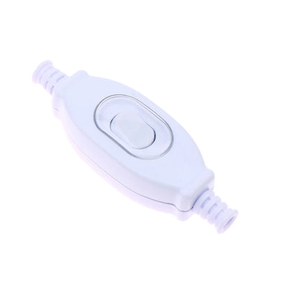 1PC 3A 250V Waterproof In Line Switch Cord Switch Round Wire Silver Contact Double Cut Switch Dust Switch