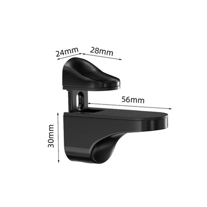 Glass Shelf Support Adjustable Shelf Support Home Decor Furniture Setup Elegant Home Decor High-quality Zinc Alloy