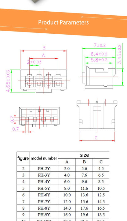 USB Touch Screen and Camera Terminal Cable for Motherboard Connection