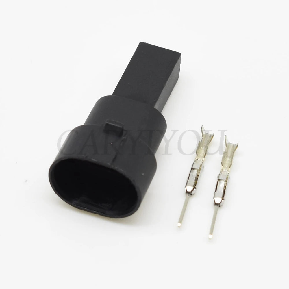 2 Pin Water Temperature Sensor Wiring Connector Waterproof Auto Wire Harness Plug 12162197 DJ7023Y-1.5-21