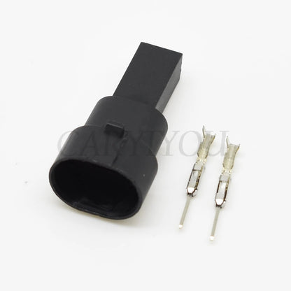 2 Pin Water Temperature Sensor Wiring Connector Waterproof Auto Wire Harness Plug 12162197 DJ7023Y-1.5-21