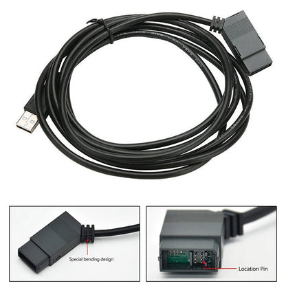 PLC Programming Cable LOGO USB-CABLE For Siemens LOGO 6ED1 057-1AA01-0BA0 Black PLC Programming Cable Electrical Wires