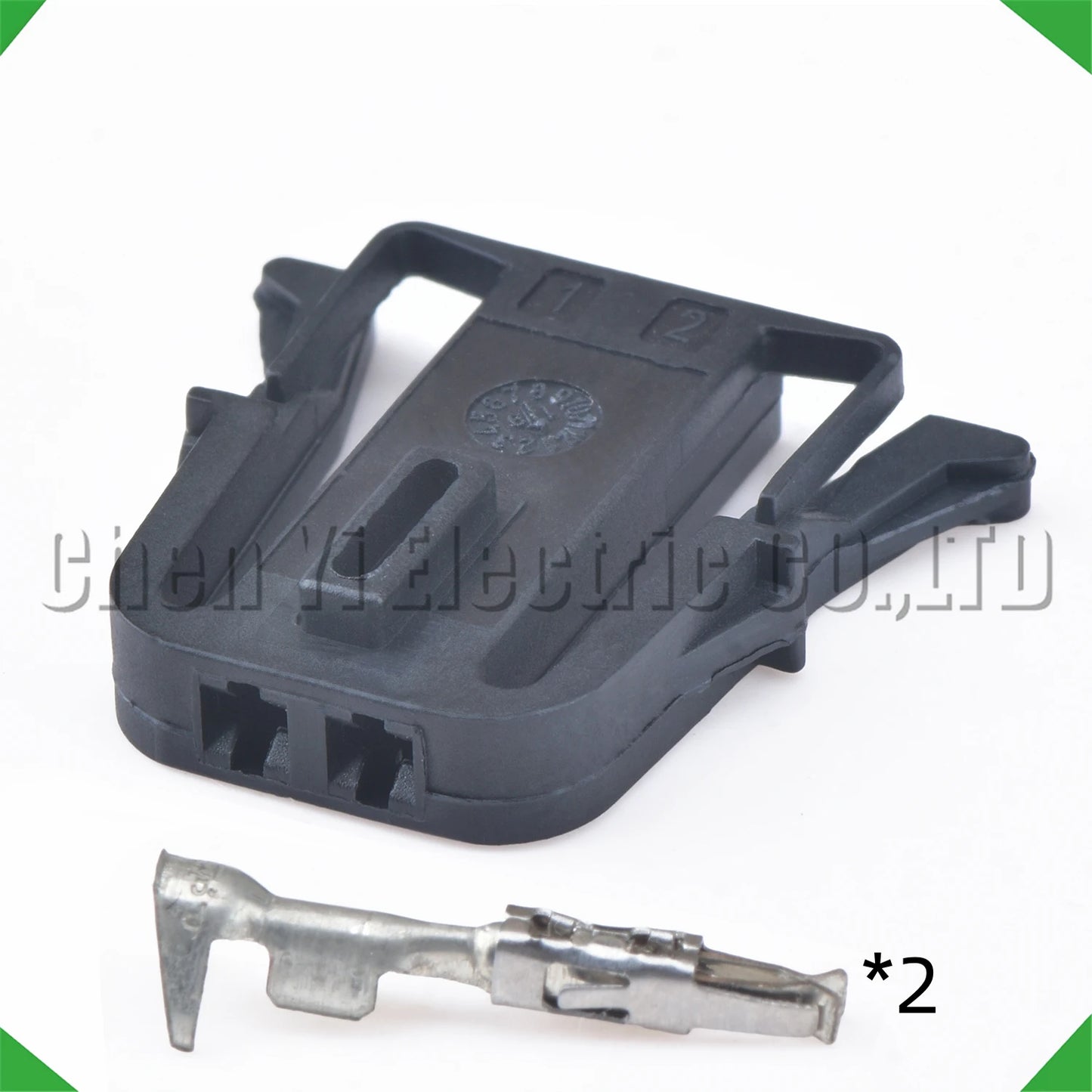 2 Pin Automobile License Light Door Light Connector Trunk Lights Horn Speaker Sensor Wire Harness Plug 3B0972712 1J0971972