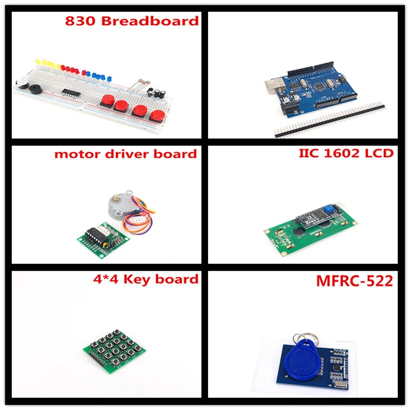 RFID Starter Kit for Arduino UNO R3 Upgraded Learning Suite with Retail Box