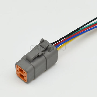 DTM06-6S DTM04-6P 6 Pin Waterproof Automotive Wire Connector with Pins ATM06-6S ATM04-6P