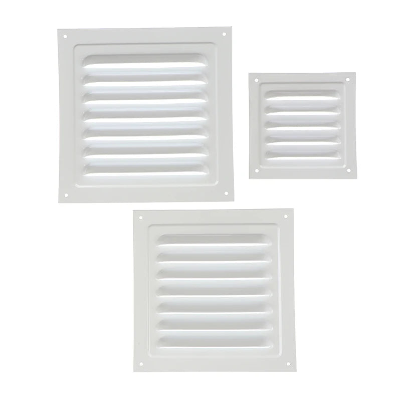100-250mm Aluminum Alloy Air Vent Grille Square Vent Cover Exhaust Net