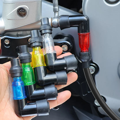 Motorcycle Ignition Spark Plug Cap – Universal High-Pressure Elbow Spark Plug Cap for Motorcycle Modification Accessories