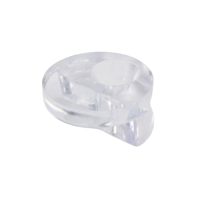 30 Set Plastic Glass Retainer Clips with Screws for Glass Panel Installation Compatible with 4mm Thickness Glass in Cabinets