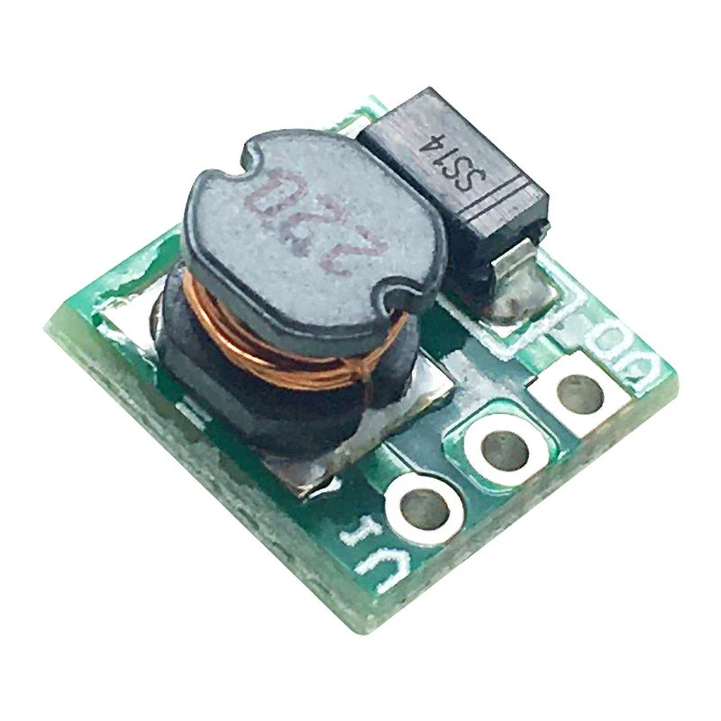 2pcs Mini DC-DC Step-Up Boost Converter Module 0.9–3.3V to 3.3V / 0.9–5V to 5V 500mA for Arduino