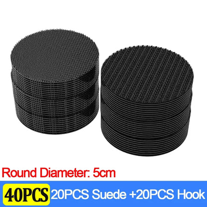 100/2pcs Carpet Fixing Stickers Double Faced High Adhesive Car Carpet Fixed Patches Home Floor Foot Mats Anti Skid Grip Tapes