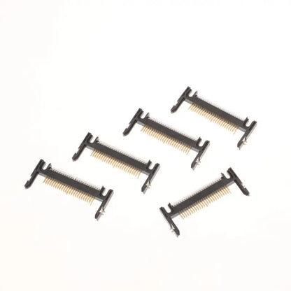 New 5Pcs 50Pin Arm Length 19.0 Patch Card Slot Connector On CF Card Holder Board Black/coffee