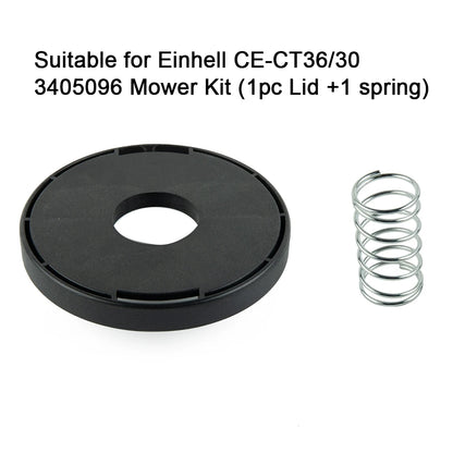 Spring Spool Cap Set 97.2*28.7mm Grass Trimmer Kit Plastic Replace Replacement Brand New High Quality Material
