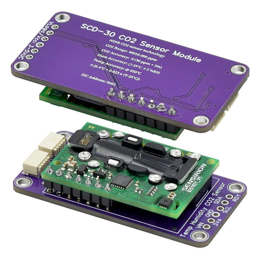 SCD30 CO2 Air Quality Sensor Module with Temperature & Humidity, I2C/Modbus/PWM Interface