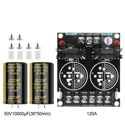 Schottky Rectifier Power Supply Board 120A for DIY Speaker Amplifier