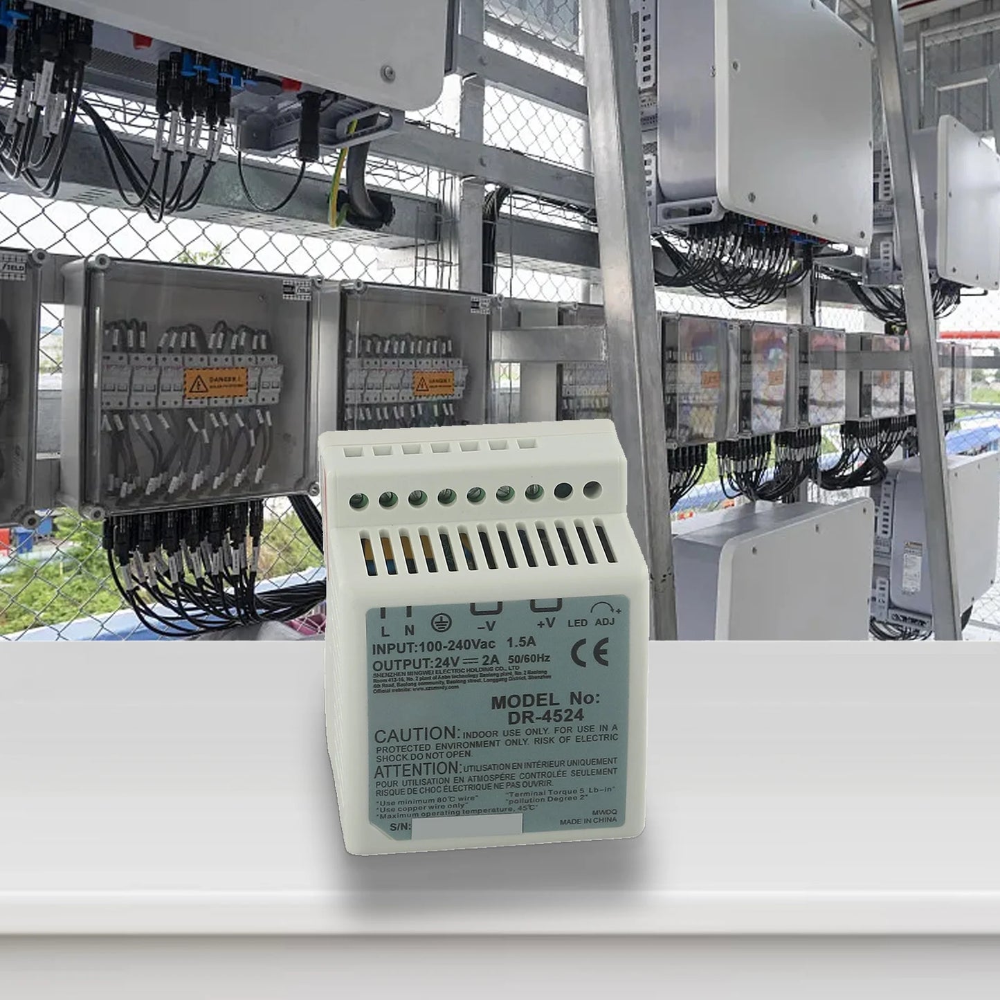 Electrical Equipment Rail Power Supply Switching Mode Power Supply Single Output 24V Din Rail Switching Brand New