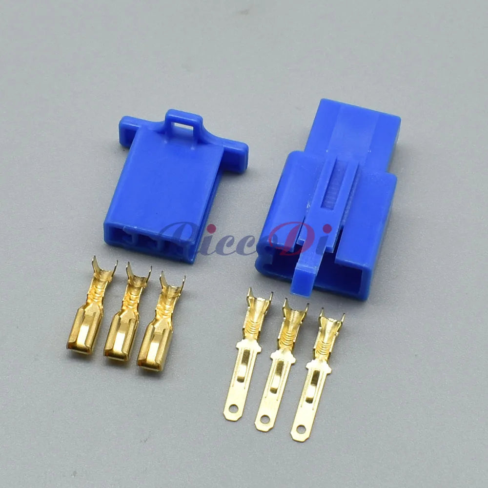 3-Pin Connector 6030-3991 6040-3111 Female Male Plastic Housing with Wires Automotive Harness