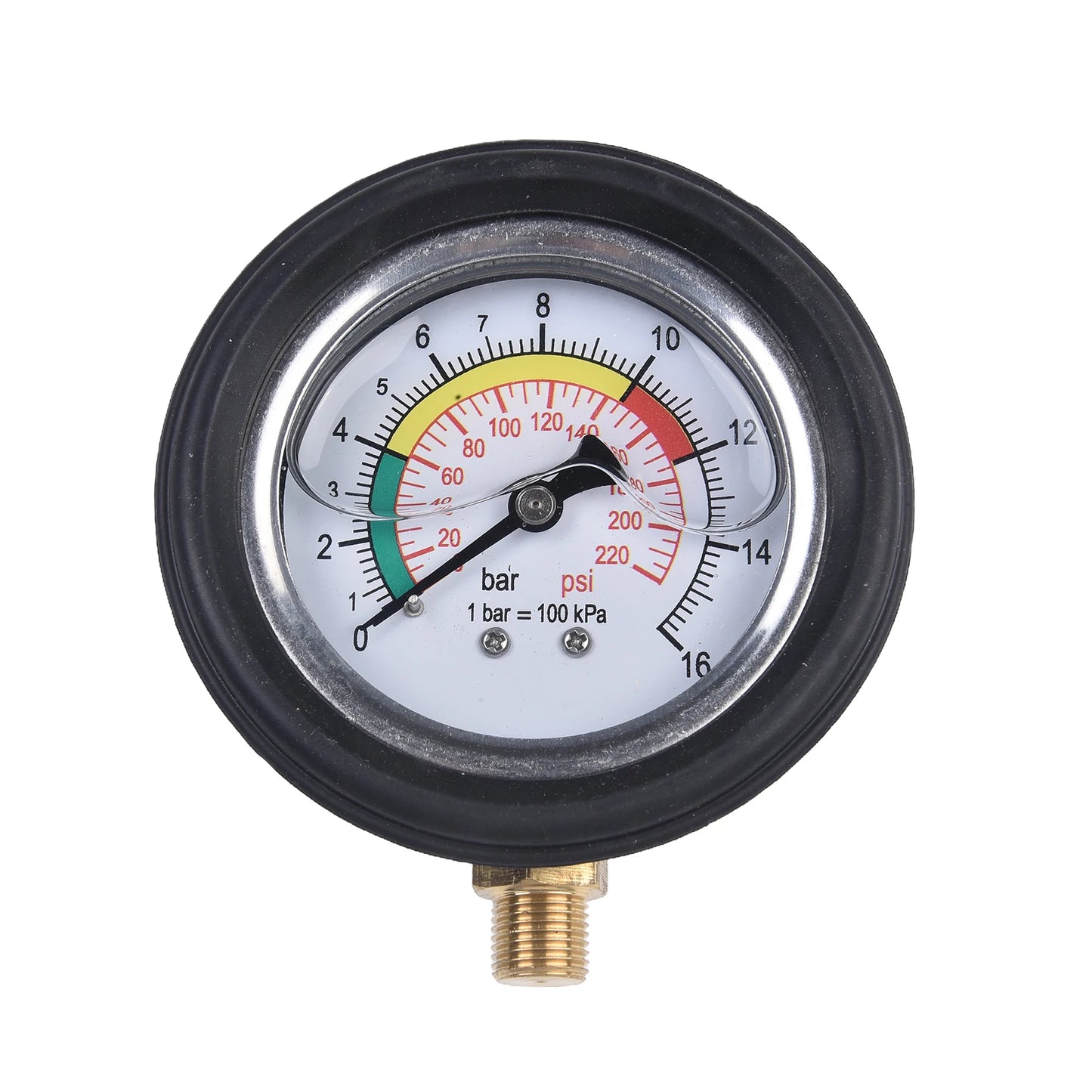 0–220psi Car Tire Air Pressure Gauge for Inflator Pump, Tire Repair Tool with 11mm & 13mm Thread Diameter