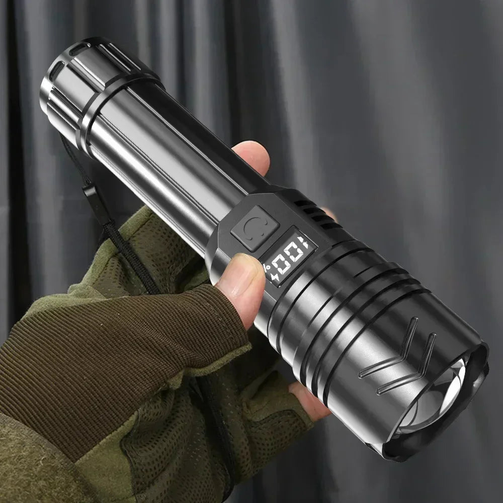 680000LM Rechargeable LED Flashlight Zoom Tactical Torch