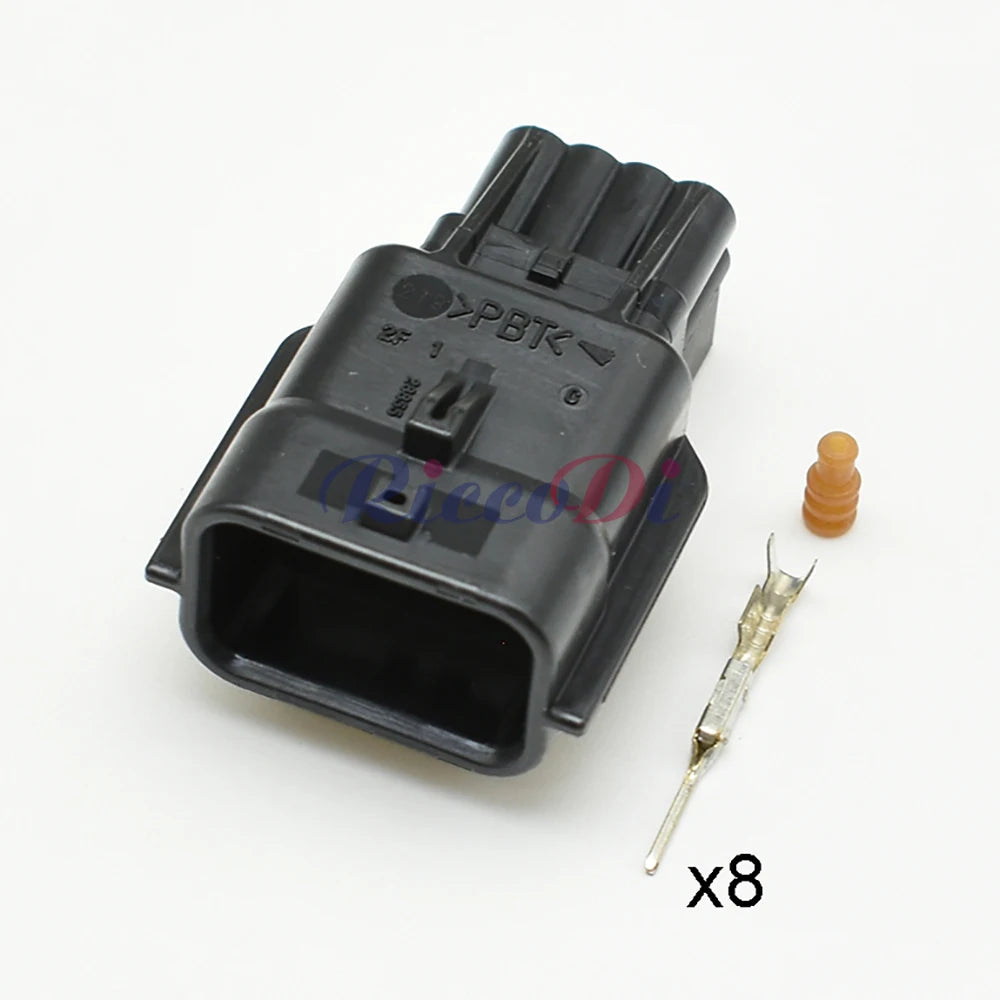 7282-8855-30 / 7283-8855-30 Automotive 8-Pin 0.6mm Waterproof Connector — Female Male Sealed Plug for Toyota