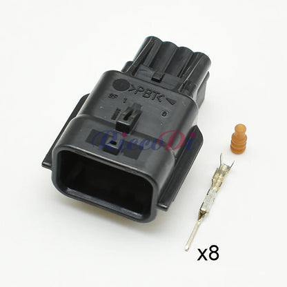 7282-8855-30 / 7283-8855-30 Automotive 8-Pin 0.6mm Waterproof Connector — Female Male Sealed Plug for Toyota