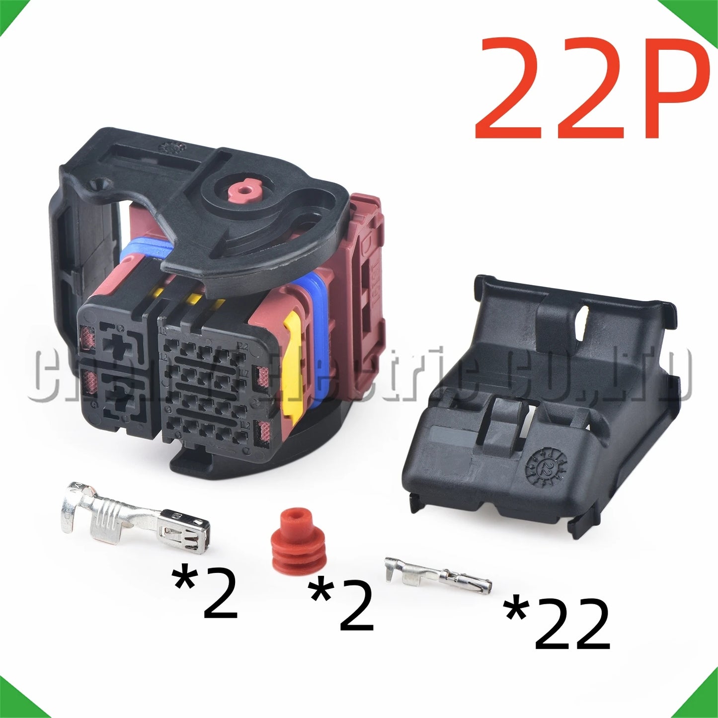 22 Pin ECU Connector 64326-1001 64326-1002 98835 for Peugeot Citroen Renault