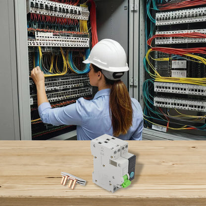 Smart WiFi Circuit Breaker Switch for DIN Rail Installation with Multi Function Timer and Real Time Energy Usage Insights