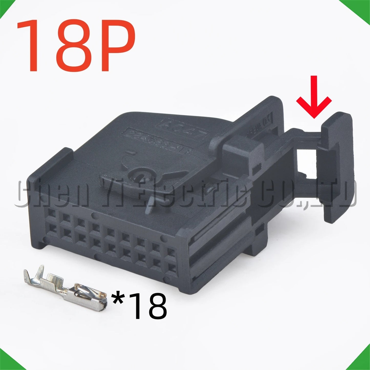 18 Pin Navigation Controller Connector 1379100-1 For Peugeot Citroen