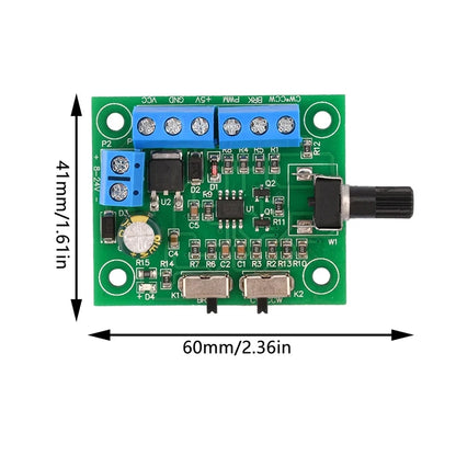 New DC 8V-24V Brushless DC Motor Driver Controller Board PWM Driver Fan Motor Speed Governor Forward And Backward Control 18KHz