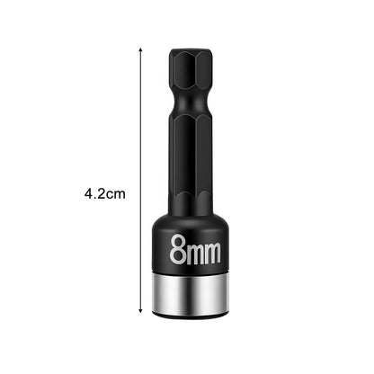 Stainless Steel Sleeve Wrench Hexagonal Shank Impact Sockets Spanner Power Drills Converter Ratchet Socket Batch Adapter Tools