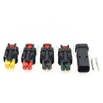 2 Pin Excavator Engine Injector Wiring Harness Connector Male and Female Plug Compatible with 776427-3 / 776534-1