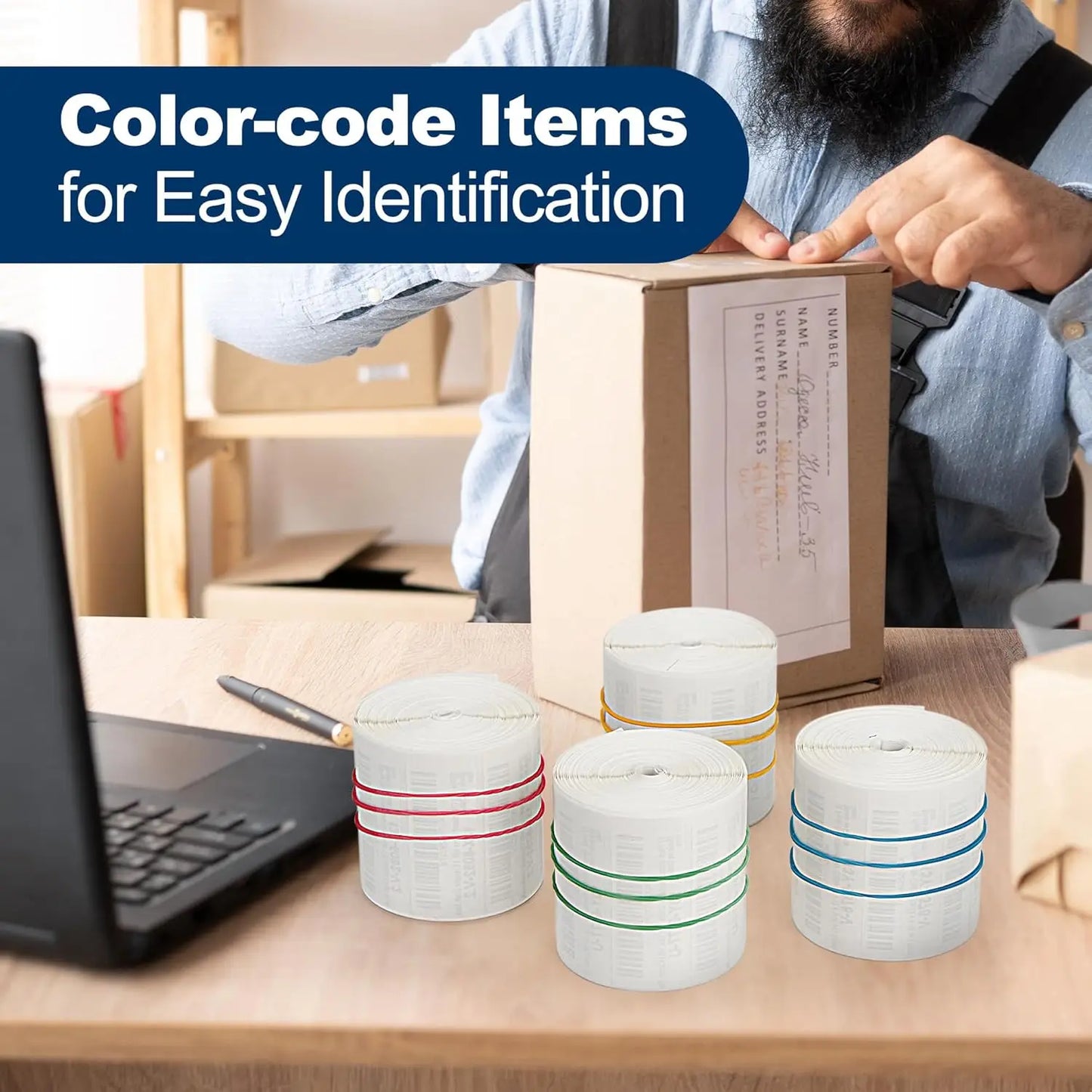 Wholesale Multicolour Elastic Rubber Bands Adjustable Fastener O Rings Stretchable Household Office School Stationery Supplies