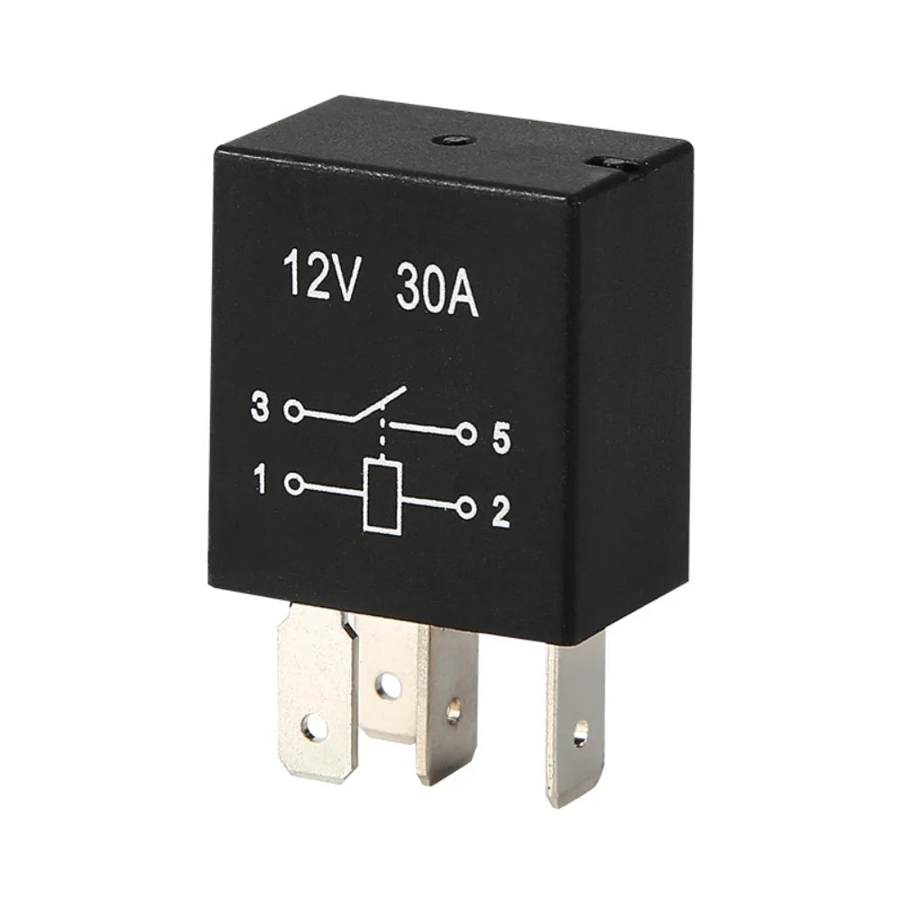 5pcs 12V30A 4-pin Automotive Relays Waterproof Suitable For All Kinds Of Cars Electrical Equipment & Supplies Parts