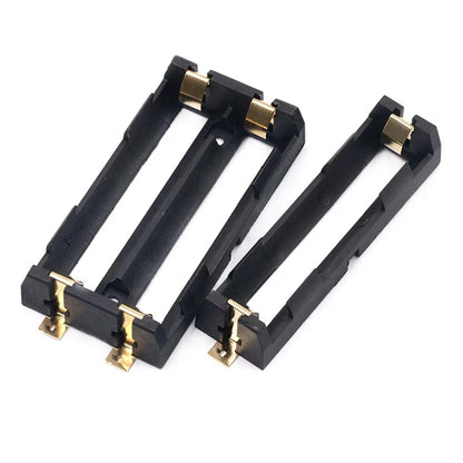 18650 Battery Holder Box Case with Bronze Pins for Single or Series Batteries