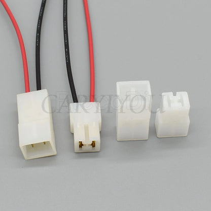 2-Pin Automotive Connector Set — Male & Female 6.3mm Socket 180924-5 / 180923-5