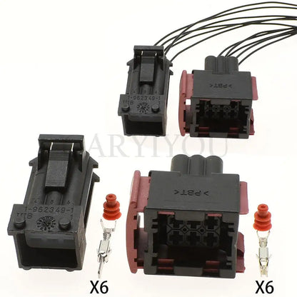 1-963212-1 / 1-962349-1 / 1-965426-1 / 1-965425-1 Automotive 6-Pin 3.5 Series Waterproof Connector — Wire Harness Socket