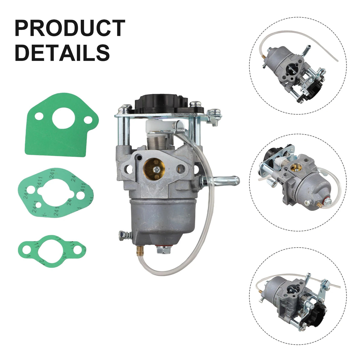 4pcs Replacement Carburetor For 79cc 80cc Inverter Generators For 1600W 2000W 1800W 2200W 2300W Models Including RYI2322BTA