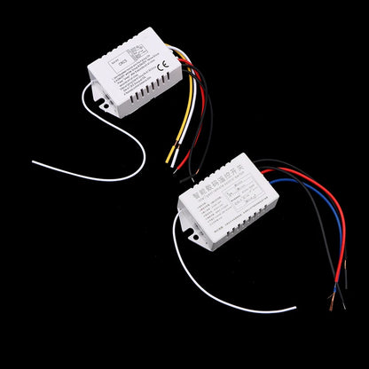 220V RF433 1/2/3/4 Ways Digital Remote Control Light Switch Wireless ON OFF Switch For Light Bulb Chandelier