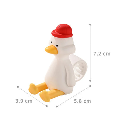 New Bear Duck Punch-free Door Anti-collision Pad Room Bathroom Door Handle Silicone Silent Protection Pad Door Handle Cover