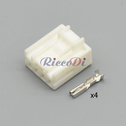 4 Pin 6.3mm Waterproof Connector 936227-1 936238-1 DJ7041B-2.2 PA66 for VW Male Female
