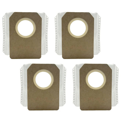 410 Dust Bags for Uwant V100 K100 Robot Vacuum Cleaner Two Layer Filtration System to Minimize Dust Release During Emptying