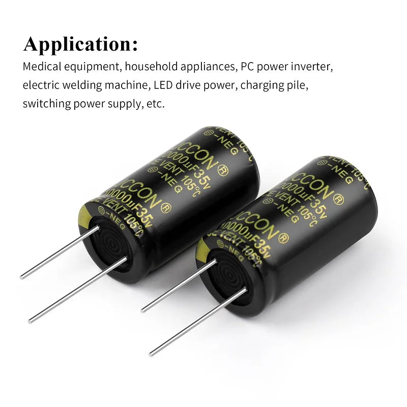 Aluminum Electrolytic Capacitor High Frequency Low ESR 25V–450V 68uF–10000uF